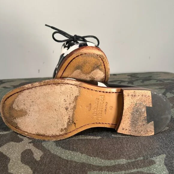 Vivienne Westwood Squiggle Derby Shoes Made in Italy size 10 - Picture 5 of 5